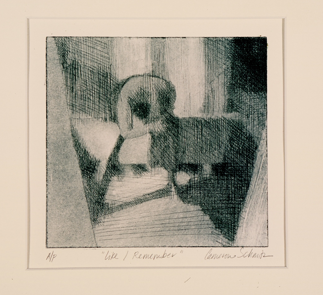 Like I Remember, aquatint etching, 2003