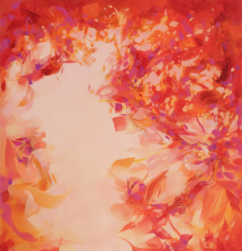 "Space of Love", oil on canvas, 44x46