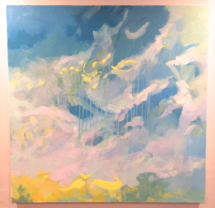 "Rain", oil on canvas, 36x36