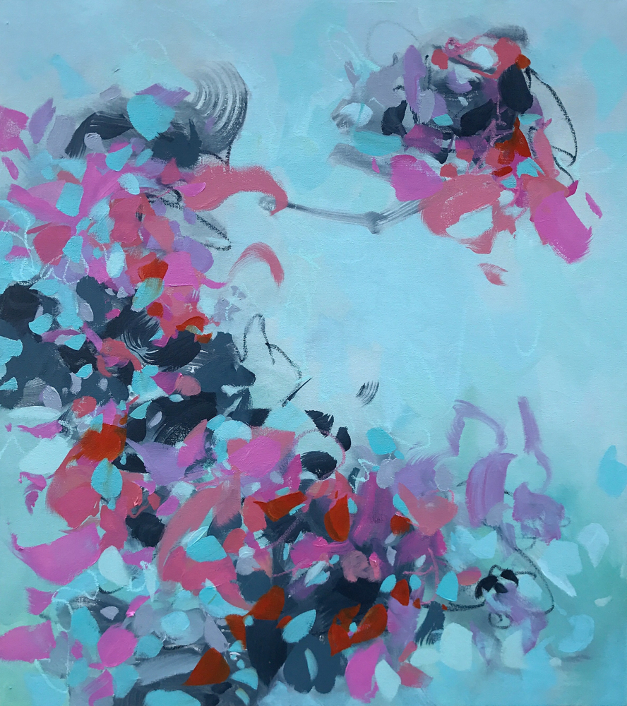 Touch, oil on canvas, oil on canvas, 36x32, $2,100  | Available through The Drawing Room